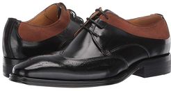 Hewlett Wing Tip Oxford (Black/Tan) Men's Shoes