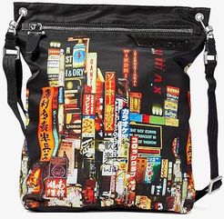 Shinjuku Print Nylon Bag (Black Multi) Bags