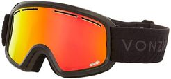 Trike Goggle (Black Gloss/Fire Chrome Lens) Goggles