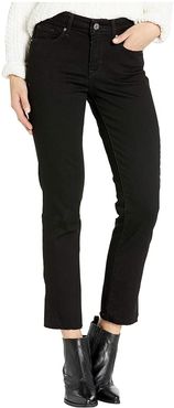 Classic Mid-Rise Skinny Ankle (Night Cap Black) Women's Jeans