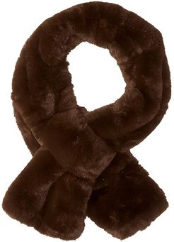 Luna Faux Fur Scarf (Army Green) Scarves