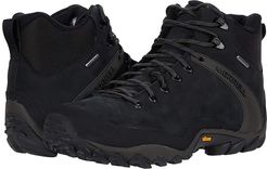 Chameleon 8 Leather Mid Waterproof (Black) Men's Boots