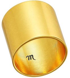Band Ring (Light Worn Gold) Ring