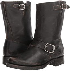 Veronica Short (Black Full Grain Brush-Off) Women's Boots