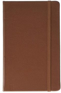 Leather Large Ruled Notebook (Sienna Brown) Wallet