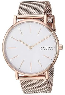 Signatur Two-Hand Women's Watch (SKW2784 Rose Gold Stainless Steel Mesh) Watches