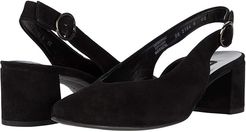 Brittany Heel (Black Suede) Women's Shoes