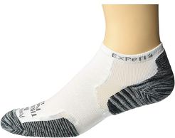 Experia Tiger Paw No Show Single Pair (White/Grey) Crew Cut Socks Shoes