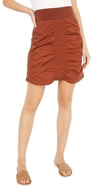 Wearables Solid Trace Skirt (Nutmeg Pigment) Women's Skirt