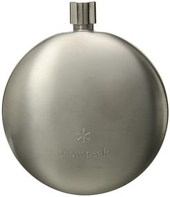 Titanium Curve Flask (Titanium) Outdoor Sports Equipment