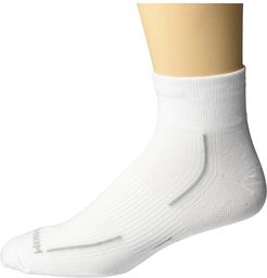 Stride Quarter (White) Quarter Length Socks Shoes