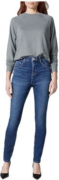 Petite Cecilia High-Rise Skinny Jeans (Tribeca Blue) Women's Jeans