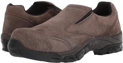 Carbon Nano Comp Toe Slip-On Work Shoe (Brown Suede) Men's Shoes