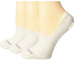 Hide and Seek No Show 3-Pair Pack (Moonbeam) Women's No Show Socks Shoes