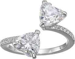 Attract Soul Heart Ring (CZ White) Ring
