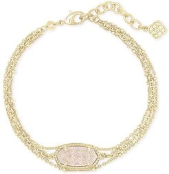 Elaina Multi Strand Bracelet (Gold Iridescent Drusy) Bracelet