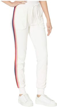 Sunset Stripe Jogger (Cream) Women's Casual Pants