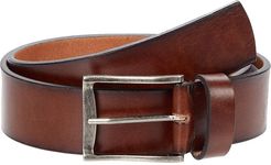 Albert Leather Belt (Brown) Men's Belts