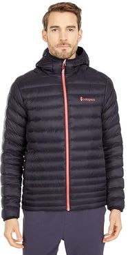 Fuego Down Hooded Jacket (Black) Men's Clothing