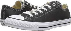 Chuck Taylor(r) All Star(r) Leather Ox (Black) Shoes