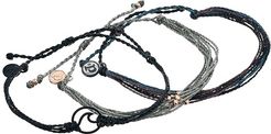 Dark Wave 3-Pack Bracelet (Black) Charms Bracelet
