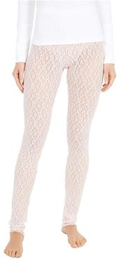 Layered in Lace Leggings (Blush) Women's Clothing