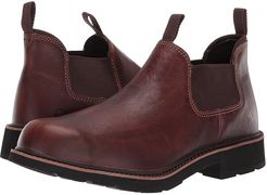 Rancher Romeo - Soft Toe (Brown) Men's Slip on  Shoes