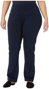 Plus Size Denim Straight Leg Jeans (Indigo) Women's Jeans