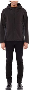 Comfort Soft Shell Hoodie (Black) Men's Clothing