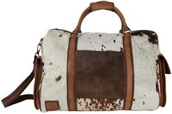 Cowhide Duffle Bag (Cowhide/Tornado Brown) Handbags