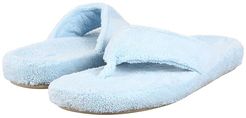 New Spa Thong (Powder Blue Fabric) Women's Slippers
