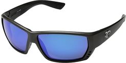 Tuna Alley Mirror (Steel Gray Metallic Frame/Blue Mirror 580G) Sport Sunglasses