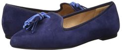 Sadie Tassel Slip-On (Royal Navy Suede) Women's Shoes