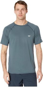 Easy Short Sleeve Swim Shirt (Granite) Men's Swimwear