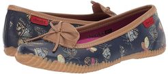 Butterfly Skimmer (Navy) Women's Flat Shoes