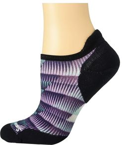 PhD(r) Run Light Elite Chevron Print Micro (Wave Blue) Women's Crew Cut Socks Shoes