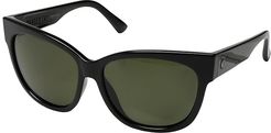 Danger Cat Polarized (Gloss Black/Ohm Polar Grey) Fashion Sunglasses