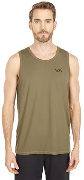 Sport Vent Tank (Olive) Men's Clothing