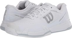 Rush Pro 2.5 (White/White/Pearl Blue) Men's Tennis Shoes