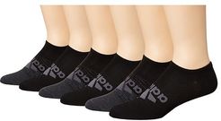 Superlite Badge Of Sport No Show Socks 6-Pack (Black/Black/Onix Marl/Onix Black/Onix) Men's Crew Cut Socks Shoes