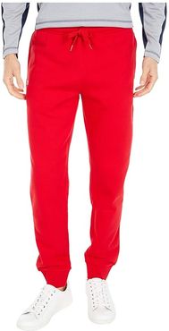 Fleece Joggers (Red) Men's Clothing