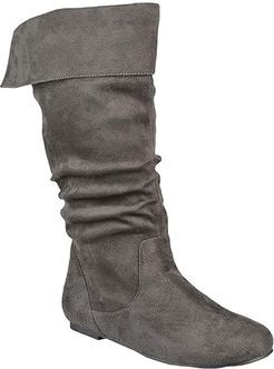 Shelley-3 Boot - Wide Calf (Grey) Women's Shoes