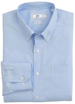 Sullivans Solid Sport Shirt (Sail Blue) Men's Clothing