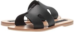 Greece Sandal (Black Leather) Women's Sandals