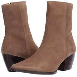 Caty (Taupe Suede) Women's Zip Boots