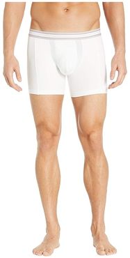 Cotton Comfort Boxer Brief (White) Men's Underwear