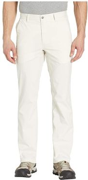 Stretch Poplin Pants Slim Fit (Oatmeal) Men's Casual Pants