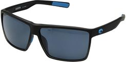 Rincon (Matte Smoke Crystal Fade Frame/Gray 580P) Athletic Performance Sport Sunglasses