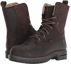 Hightower 8 Safety Toe WP 600g Insulated (Brown Distressed) Women's Work Boots