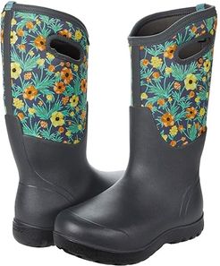 Neo Classic Tall Vine Floral (Gray Multi) Women's Shoes